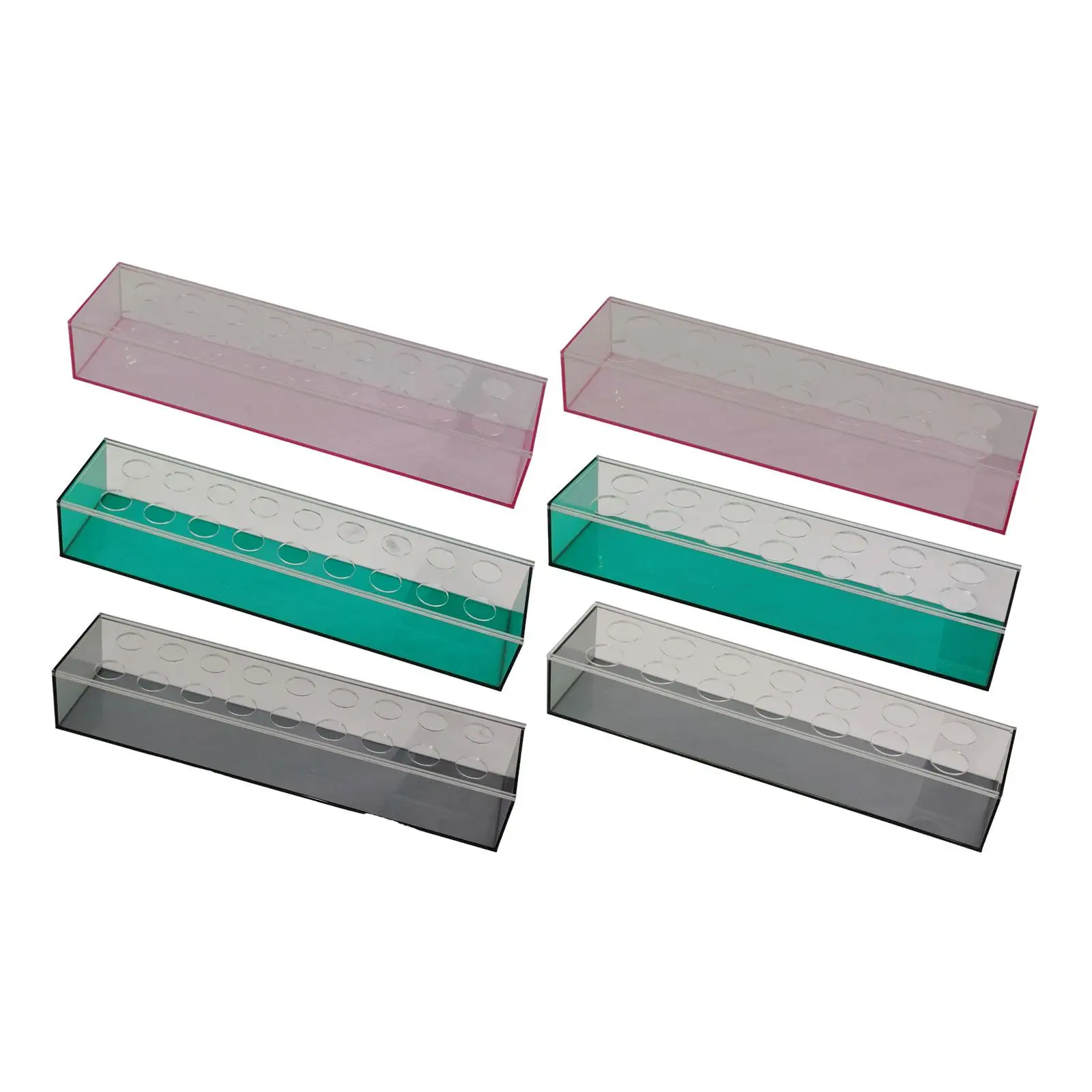 

Rectangular Flute Vase Propagation Plant Container Acrylic Flower Vase Rectangle Hydroponics Plants Holder for Festival Holiday
