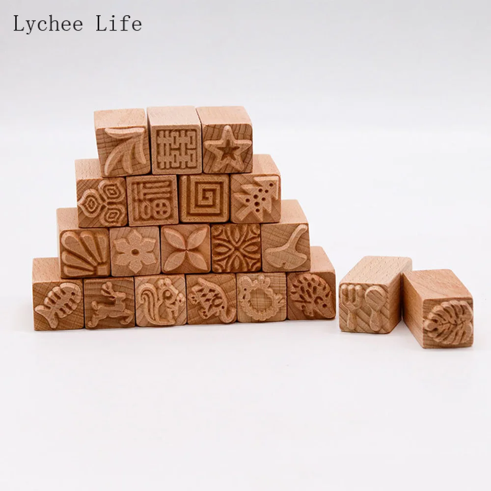 

Lychee Life 1 Набор деревянные штампы для тиснения с цветами инструменты для полимерной глины Сделай Сам инструменты для изготовления керамичес...