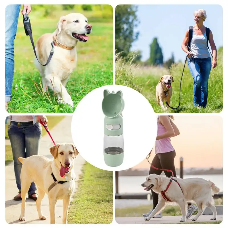 Дорожная бутылка для воды собак герметичная емкость пищевых продуктов легкий