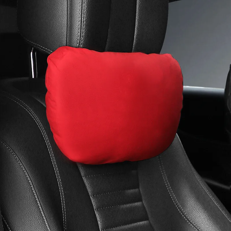 

New Car Neck Pillows For Mercedes-Benz Maybach S Class headrest Ultra Soft Pillow Suede Fabric Car Seat Rest Cushion Accessories