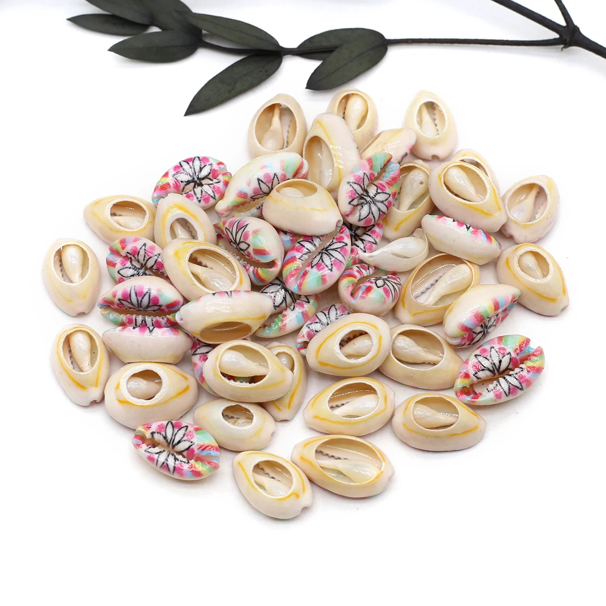 

Natural Freshwater Shell Bead Conch Shape Colorful Shell Beach Accessories Jewelry Wholesale Making DIY Findings 10x12mm-16x22mm