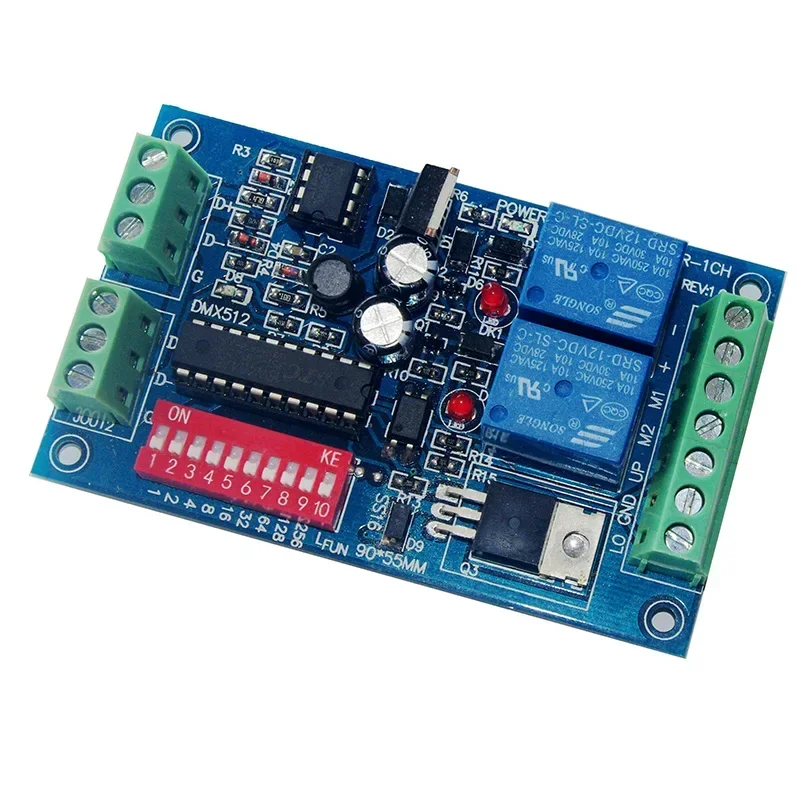 6-36 В 12 24 светодиодная лента релейный переключатель декодера DMX512 3 А максимальный