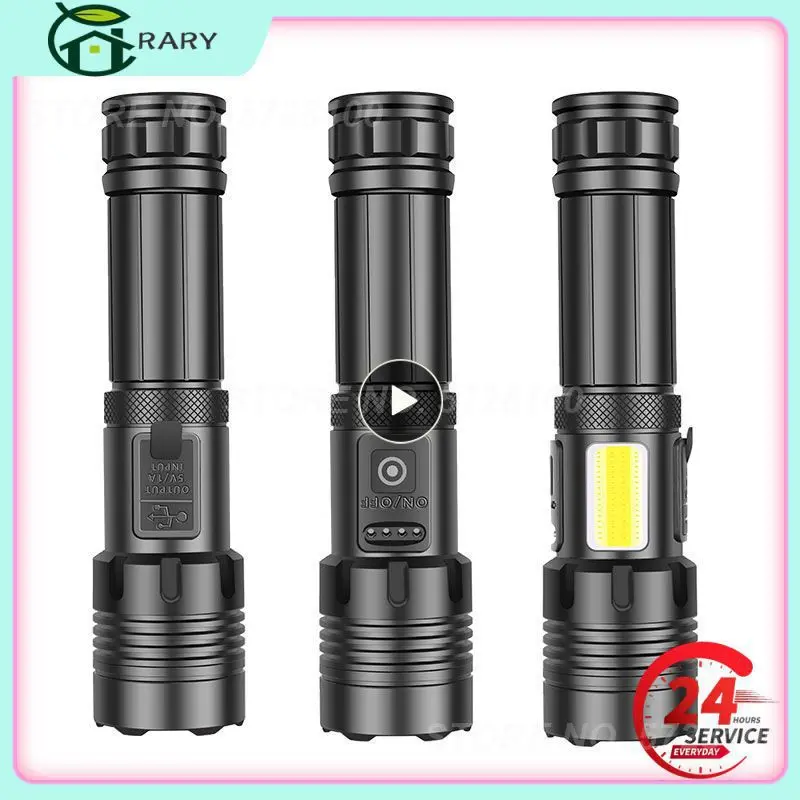 

1~5PCS Super Powerful Flashlight XHP120 LED Rechargeable Tactical Torch 500m Strong Light Long-range Use 18650 Battery or 26650