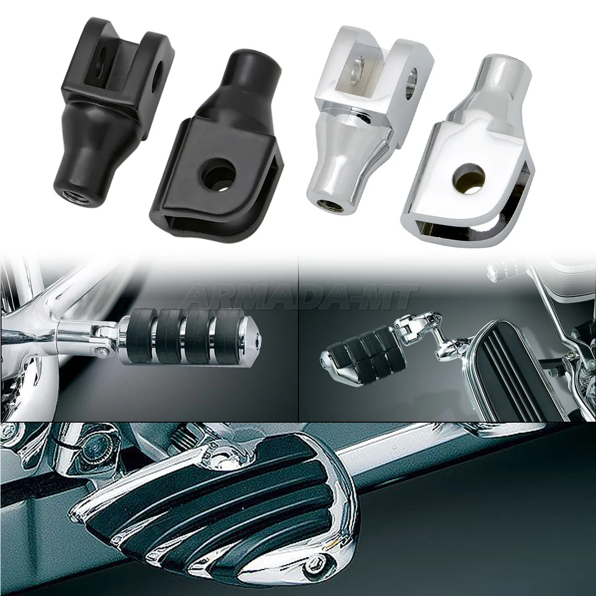 Фото Адаптеры креплений передних подножек для мотоцикла Honda ST1300 Pan European ST1300A ABS ST 1300. №1