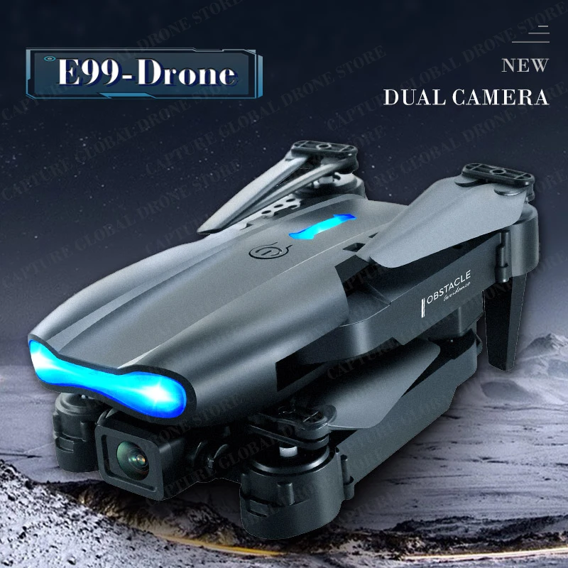Мини-Квадрокоптер E99 K3 складной, 4K, с двойной HD-камерой