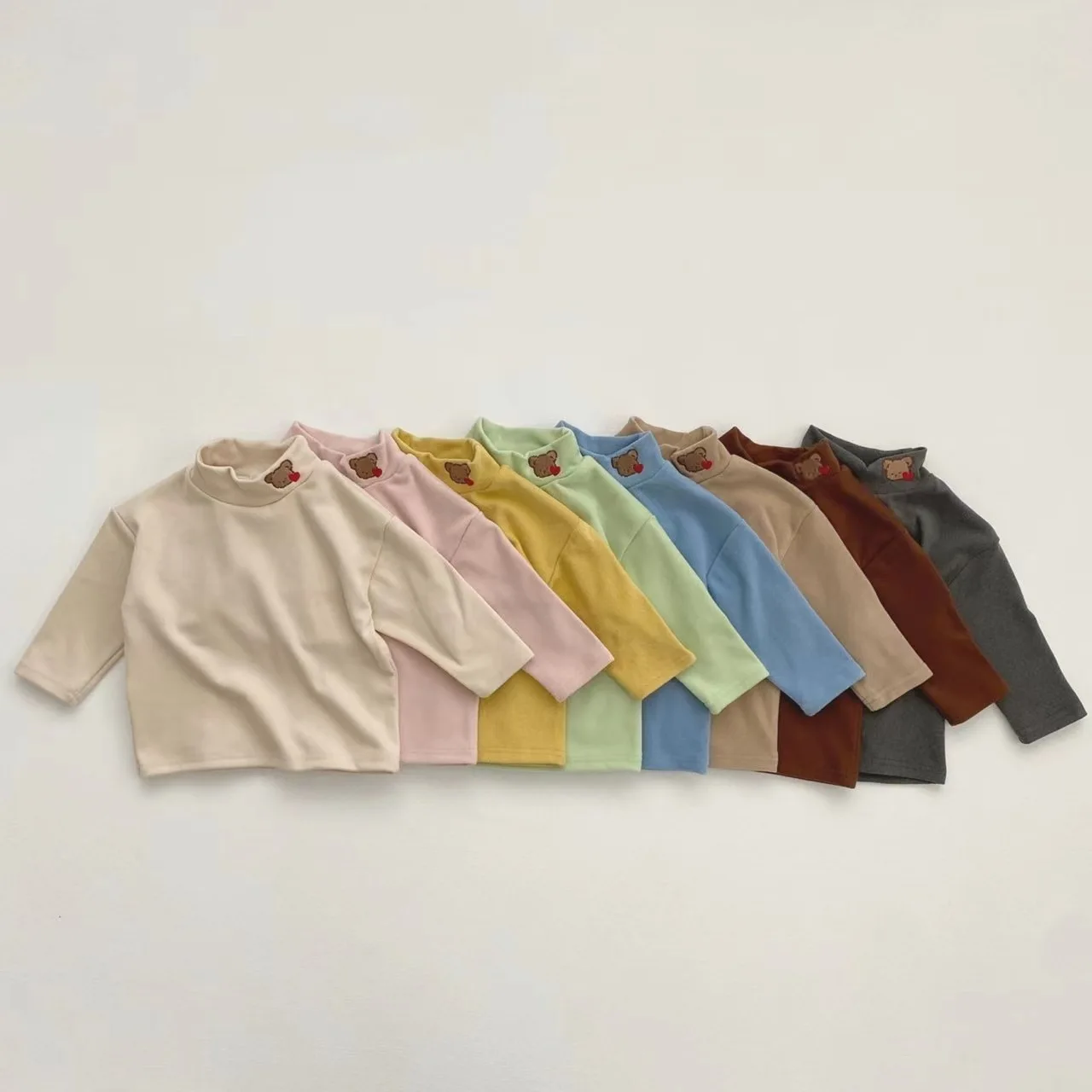 

2022 Baby Girls Long Sleeve Shirt Warm Cartoon Shirt for Children Girls Pullover Casual Shirt Children Tops Pullover