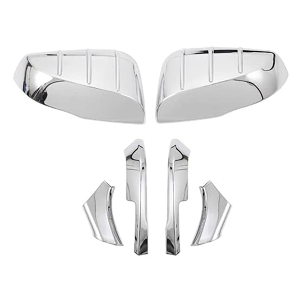 

6PCS Rearview Mirror Cover for Toyota Rav4 2019-2022 Sienna Highlander 2021 2022 Side Door Mirror Trim Car Accessories