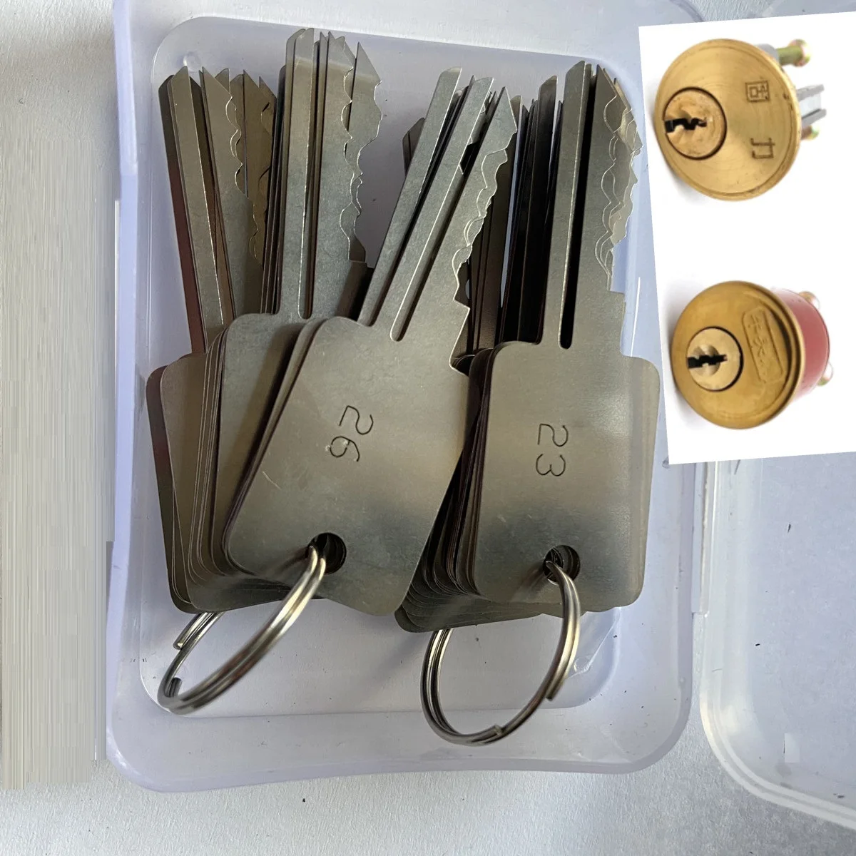 

48in1 master key Locksmith Lock Pick Set Stainless Steel Double Row Tension Removal Hooks Lock Picks Tools Lockpick