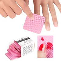 200pcs lint free nail polish remover cotton wipes uv gel tips remover cleaner paper pad nails polish art cleaning manicure tools