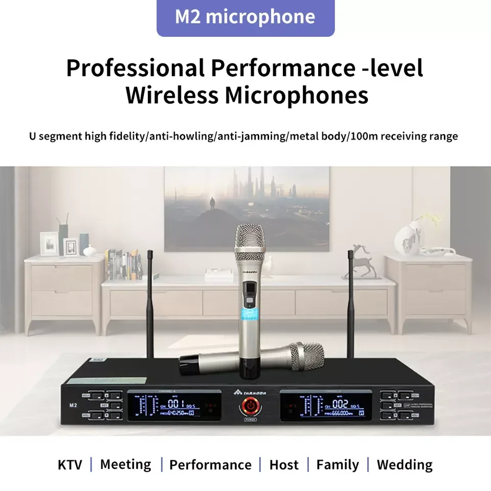 Фото InAndOn Высококачественный караоке-набор KV-V5 Max 4T InAndon KTV Караоке-система с динамиками 4K HIFI Караоке-плеер №5