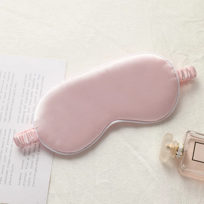 

Двусторонняя маска для сна, эластичная повязка для глаз, однотонная дышащая защита для глаз