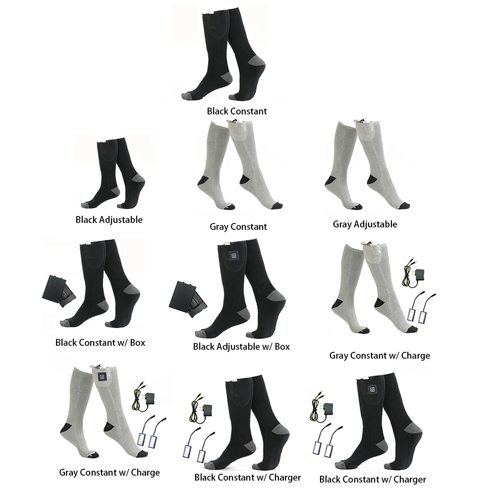 

Winter Heated Socks Men Women Thermal Heating Thermosocks Foot Warmer Electric Socks Warm Socks for Trekking Ski Cycling