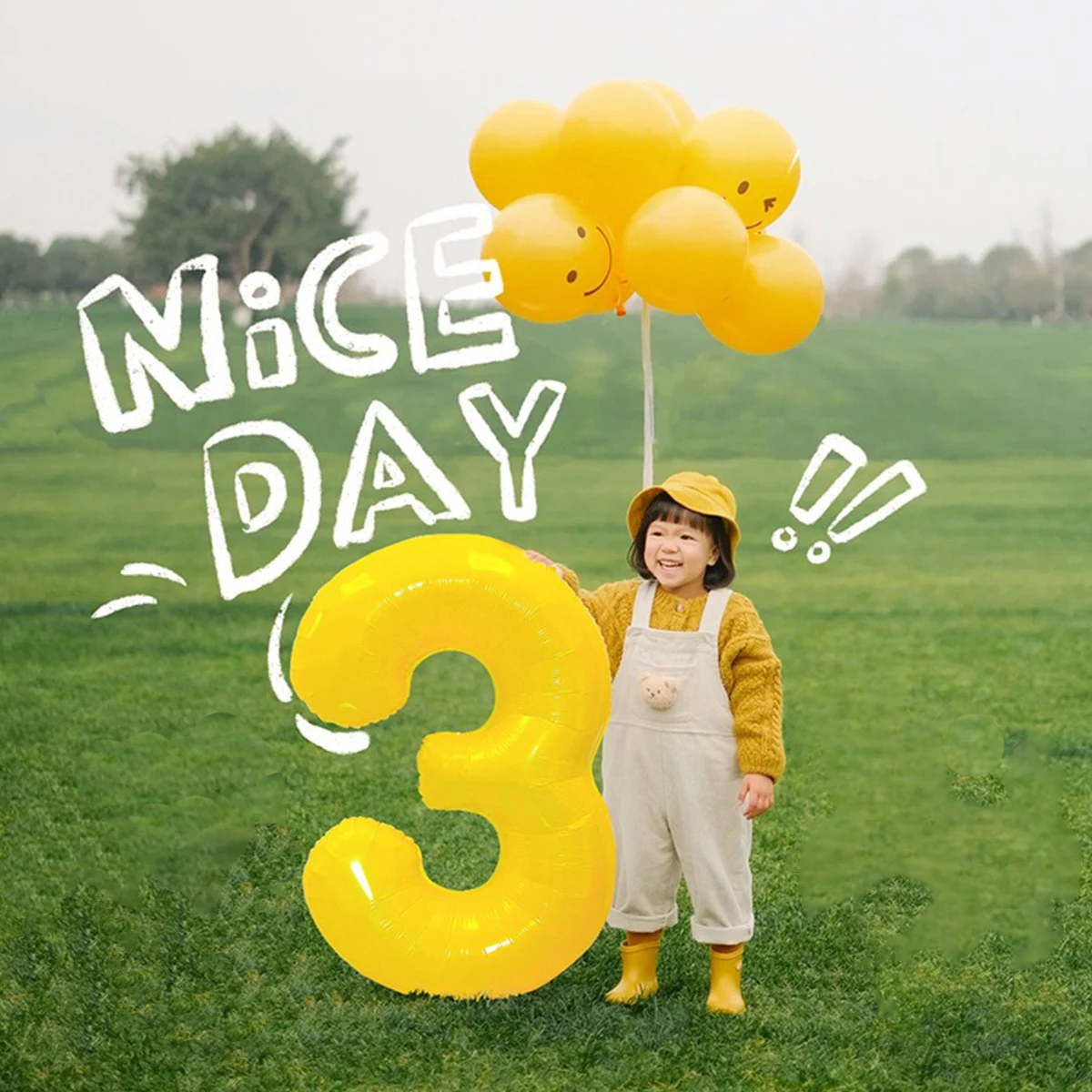 

Желтый цифровой воздушный шар 40 дюймов