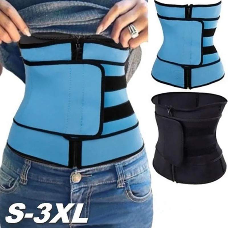 

Waist Trainer Body Shaper Shapwear Men Women Sweat Belt Trainer Fat Burning Fitness Slim Modeling