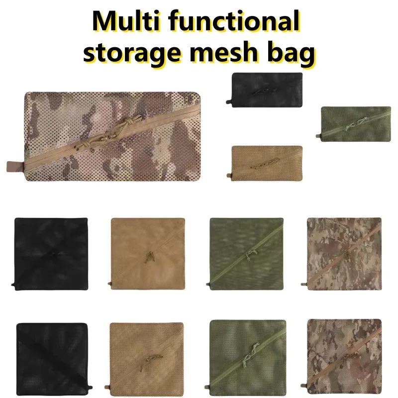 Тактическая сетчатая сумка EDC для инструментов рюкзак органайзер карманная