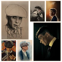 peaky blinders movie posters kraft paper vintage poster wall art painting study posters wall stickers