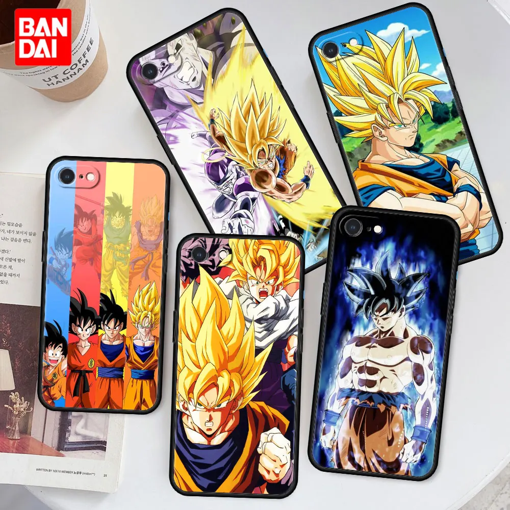 

Dragon Ball Goku Anime Manga Case for iPhone 6 6s 7 8 X XR XS XS Max SE 2020 Plus 6plus 7plus 8plus Silicone Black Cover Funda