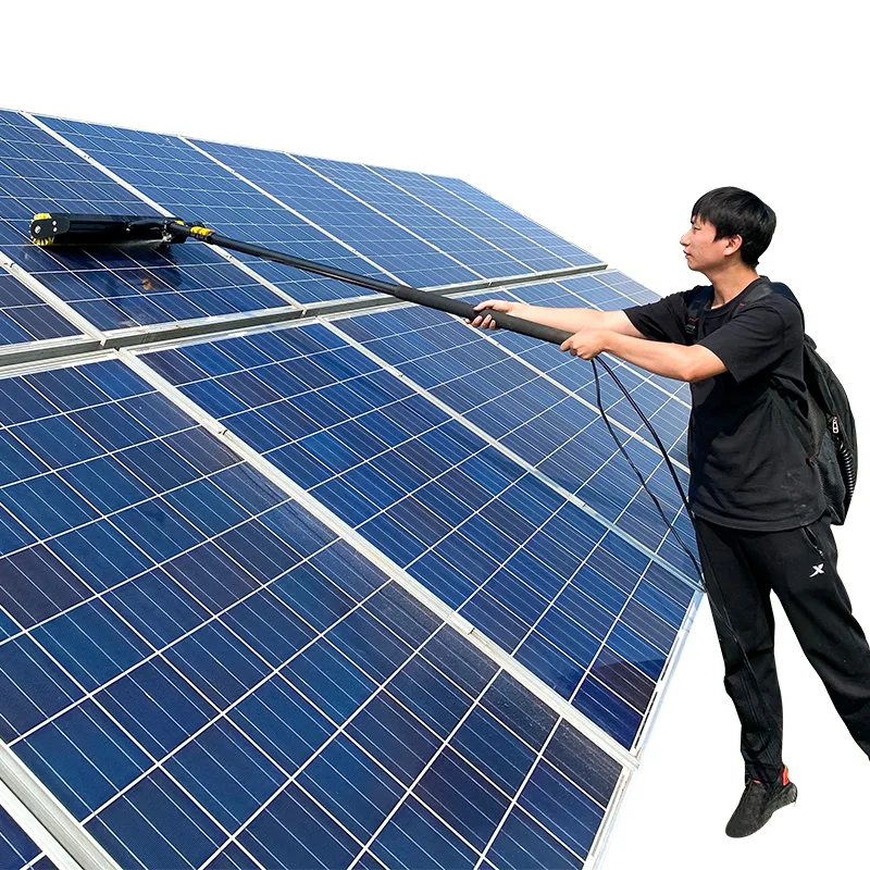 

Sunnysmiler Китай, Солнечный робот высокого качества, лучшая щетка для очистки солнечной панели, телескопическая щетка, очистка солнечной панели
