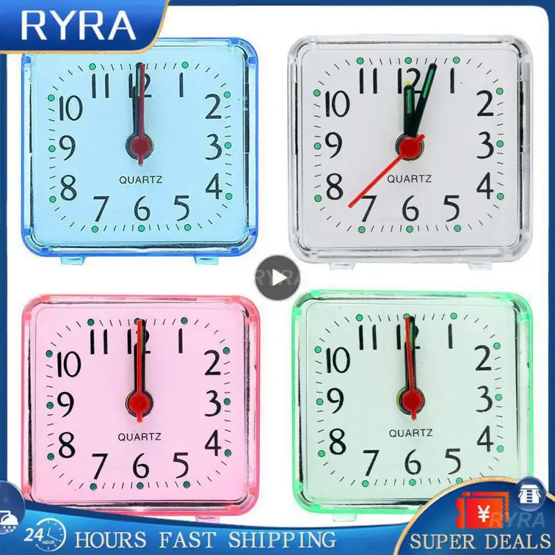 Travel Quartz Beep Clock Fashion Bedroom Bedside Alarm Clock Multi-function Kitchen Gadgets