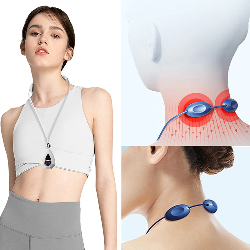 

15 Levels Smart Cervical Massage Low Frequency Mini Portable Neck Shoulder Neck Calm Massager Pain Relief Relaxer Neck Massager