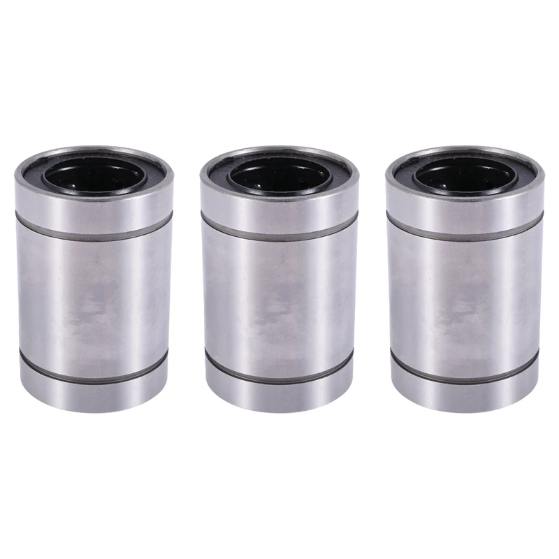 

3X LM25UU 25Mmx40mmx59mm Double Side Rubber Seal Linear Motion Ball Bearing Bushing