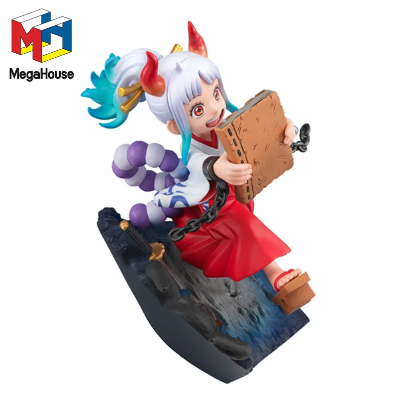 

MegaHouse Original GEM ONE PIECE YAMATO RUN!RUN!RUN! Anime Action Figure Toys For Boys Girls Kids Children Birthday Gifts Model