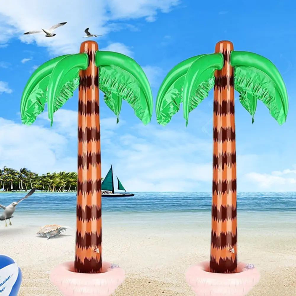 

1/2Pcs 90CM PVC Inflatable Tropical Palm Tree Coconut Palm Tree Pool Beach Hawaiian Party Backdrop Decor Toy Outdoor Supplies