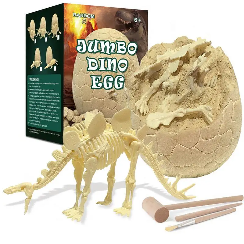 Dino Digging Unique Dino Eggs And Discover Dinosaurs Archaeology Paleontology Educational Science Gift For Age 4-12 STEM Science