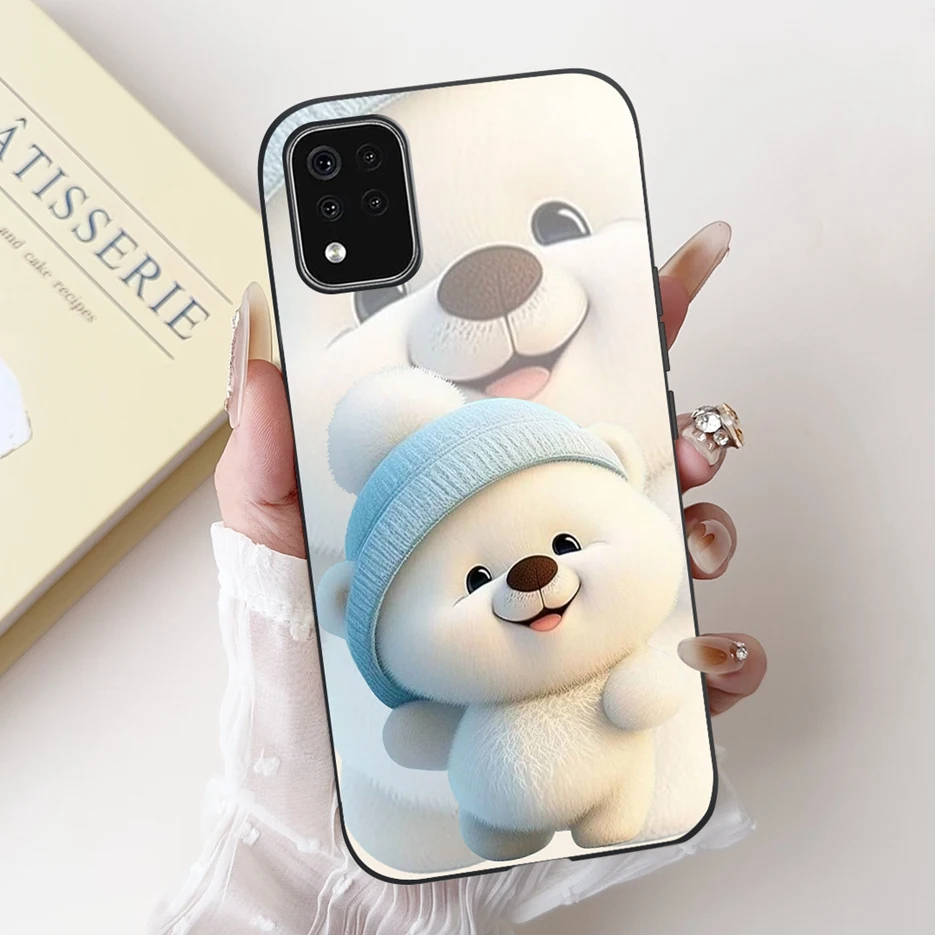 Чехол для LG K42 K52 LM-K520 с милым кроликом и рисунком мягкий силиконовый чехол