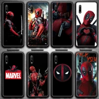 marvel hero deadpool phone case for huawei honor 30 20 10 9 8 8x 8c v30 lite view 7a pro