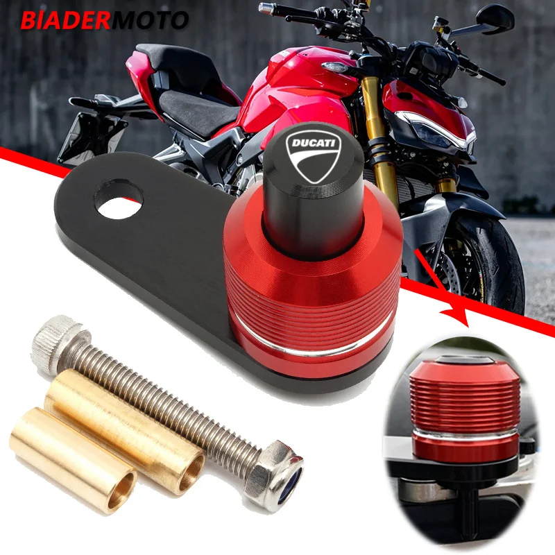 

Motorcycle Accessorie Parking Switch Brake Lever Semi-automatic Lock For DUCATI Multistrada 950 MTS 950 1200 1200S 1260 1260S V4