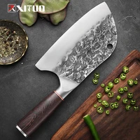 xituo butcher boning knife high carbon steel kitchen cooking knife professional chefs knife color wood handle meat cleaver tool