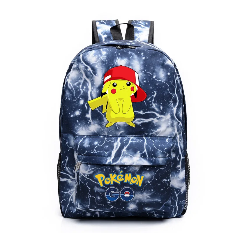 

Pokemon Go Backpack Pikachu Laptop Canvas Student Schoolbag Anime Rucksack Men Women School Bags Japan