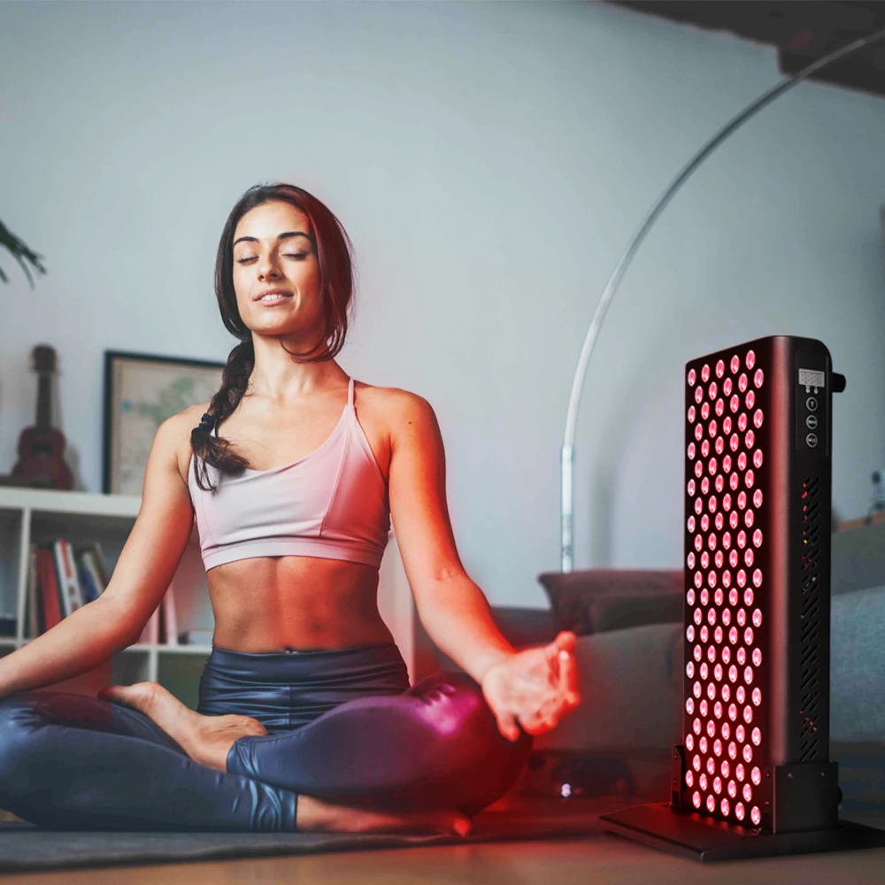 

Hot sale high power 172W red led full body infrared red light therapy back heater acne treatment