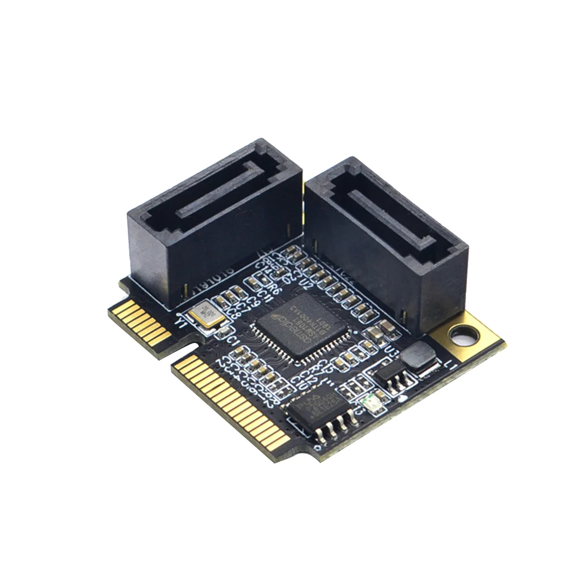 

PCI-E PCI Express на 2 порта SATA 3,0 конвертер SSD HDD SATA3 контроллер карта расширения SATA множитель Плата расширения