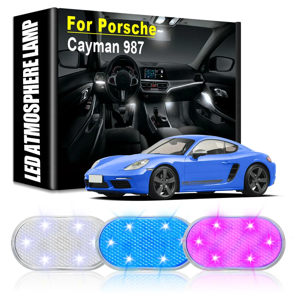 

Car LED Atmosphere Lights Car Rechargeable Touch Lamps Automotive Goods Car Accessories Auto Tools Gadget for Porsche Cayman 987
