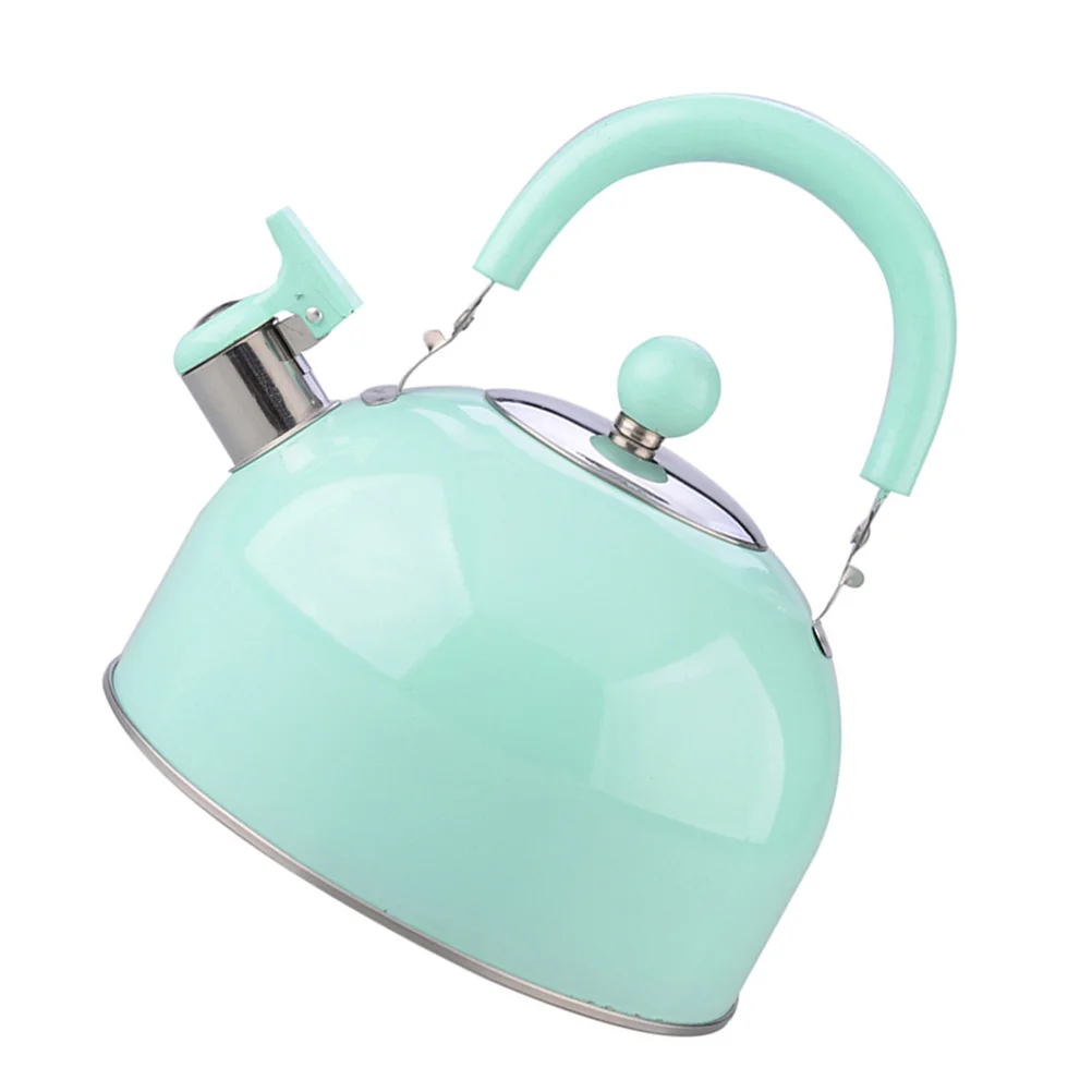 

1PC Boiling Teapot Home Pot Kettle Whistling Kettle Camping Kettle for Gas Hob Boil Hanging Pot