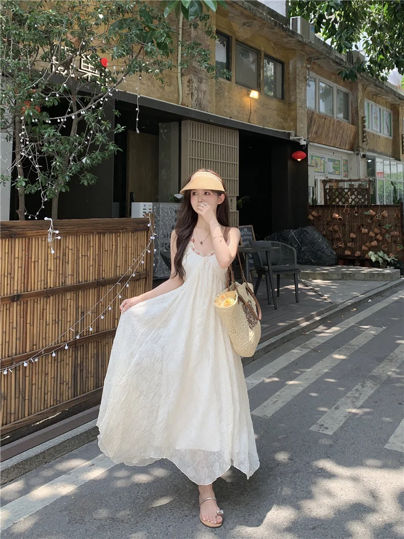 

Женское приталенное платье GBG3709, корейское платье с высокой талией и вырезом-подвеской, лето 2023