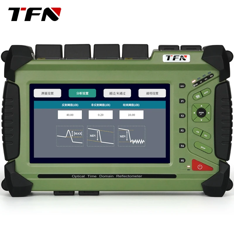 Фото Серия TFN F4 Высший тестер OTDR 1550 нм 45 дБ Высокоточный оптоволоконный OTDR телекоммуникационного класса №5