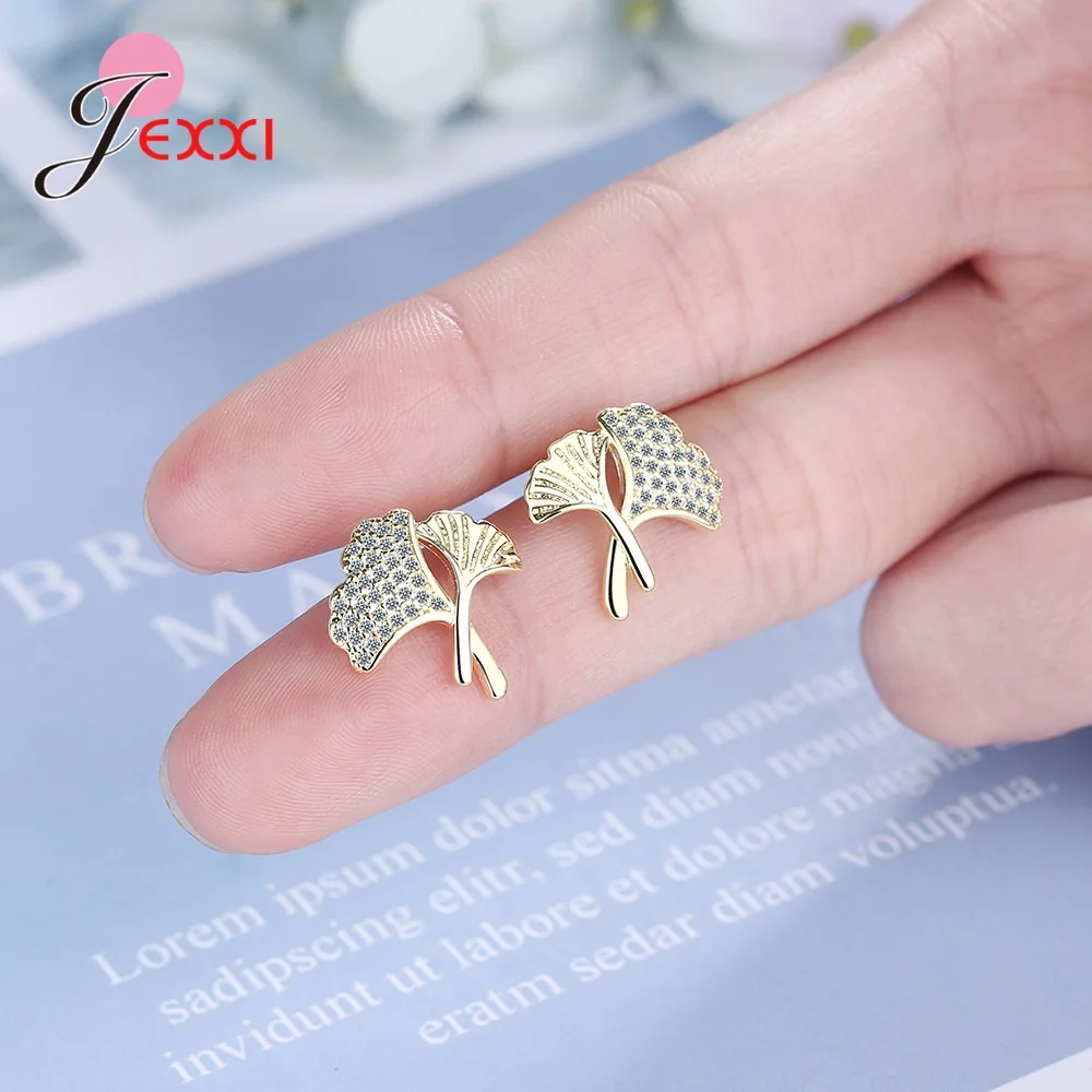 Серьги-гвоздики JEXXI из серебра 925 с фианитом