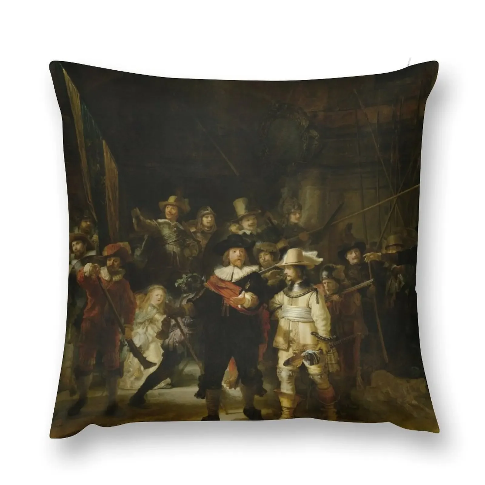 Декоративная подушка The Night Watch by Rembrandt рождественская наволочка подушки для детей