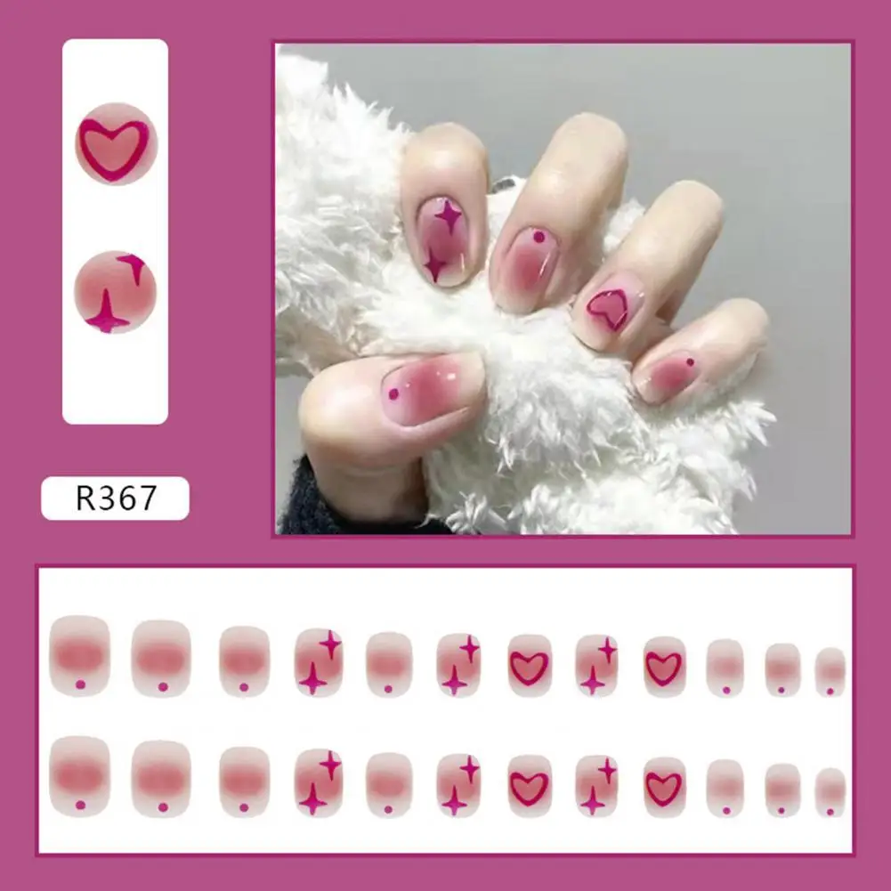 

Nail Tips Fashion Peach Pink Nail Tips Wear-resistant Exquisite False Nail