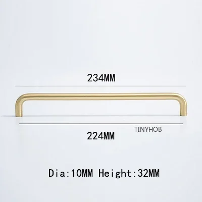 

Ручки для шкафов TINYHOB золотые из латуни