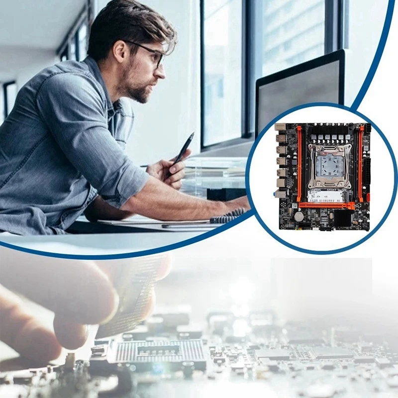 Серверный слот памяти X99(X99H) с процессором E5 2673 V3 кабелем переключения и SATA Φ DDR3X4 RAM