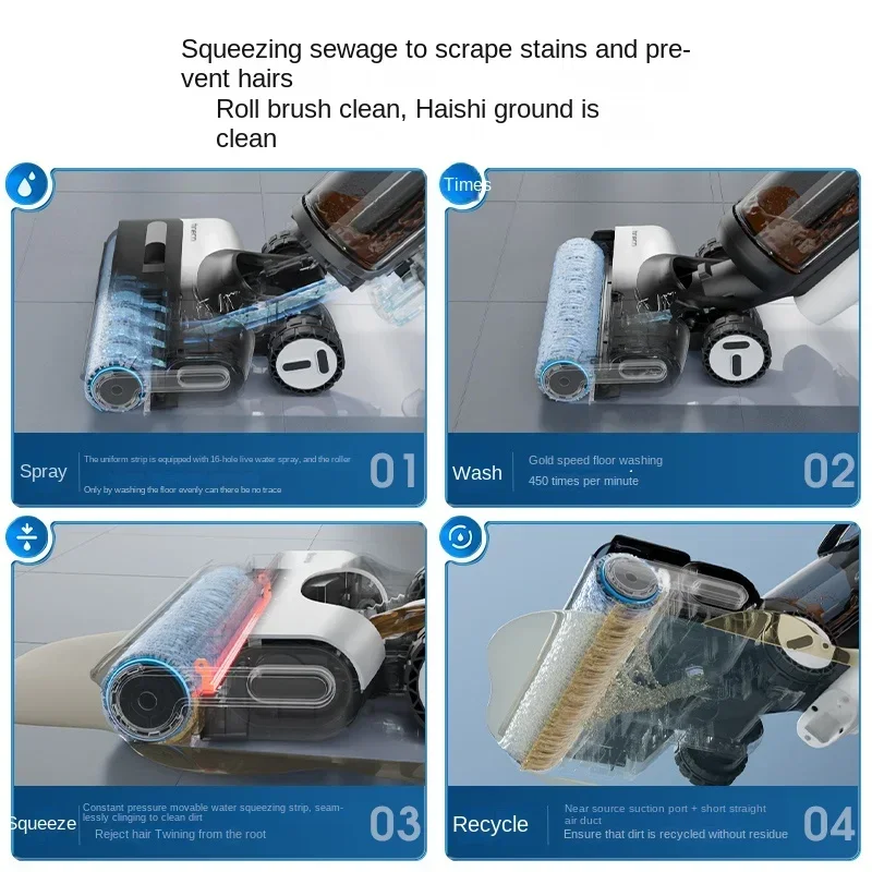 TINECO Fuwan BoosterPro Стиральная машина для пола Бытовая техника Вакуумная швабра