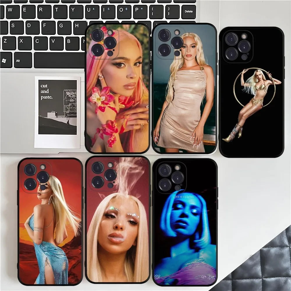 Чехол для телефона B-Bad Gyal Singer чехол iPhone 15 14 11 12 13 Mini Pro XS Max 6 7 8 Plus X XR SE 2020