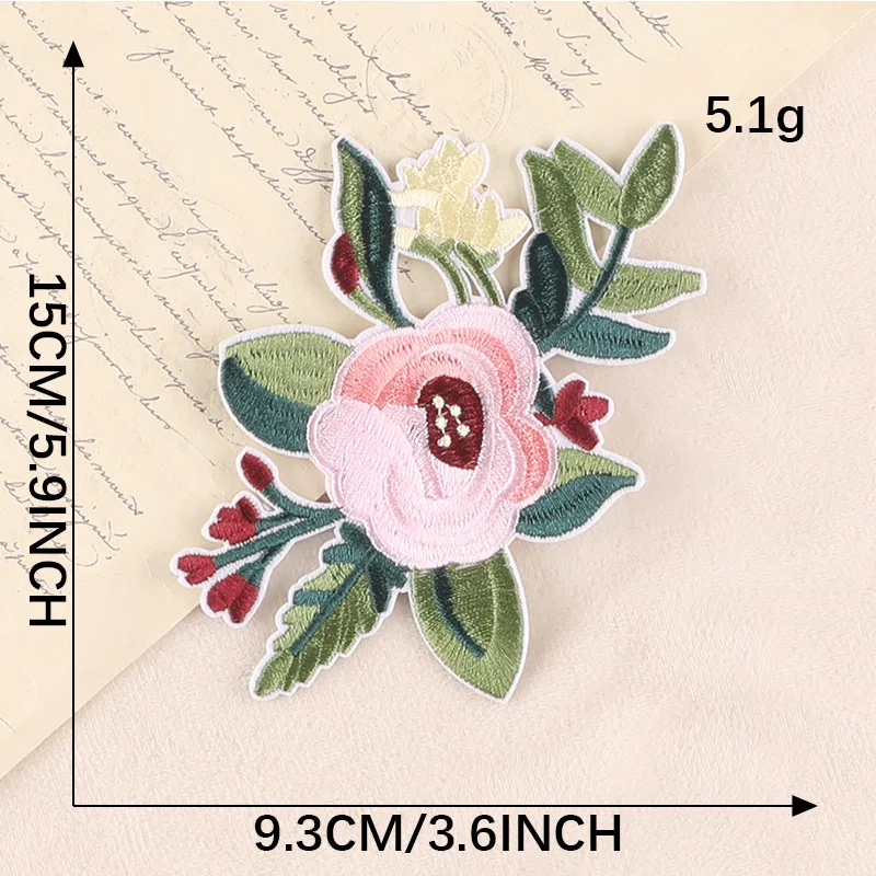 5 шт. вышитая термоклейкая аппликация для одежды | Дом и сад