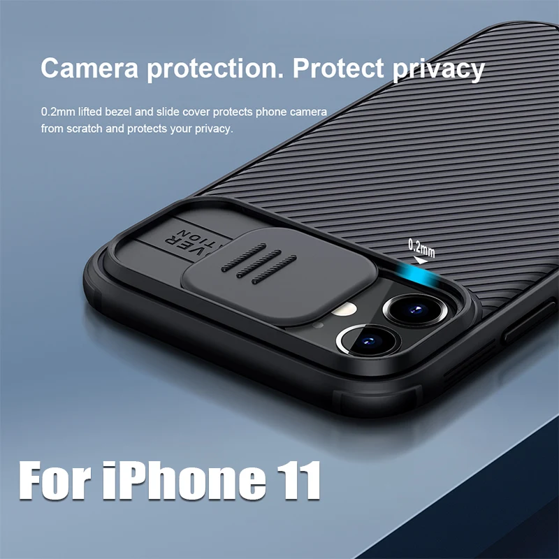 

Чехол Nillkin CamShield для iphone 11, чехол для защиты камеры, чехол для телефона iphone 11, задняя крышка для iphone 11