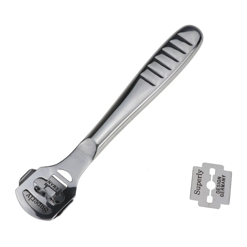 

Stainless Steel Foot Shaver Callus Remover Foot Skin Shaver Corn Cuticle Cutter Remover Rasp Pedicure File Foot Dead Skin Shaver