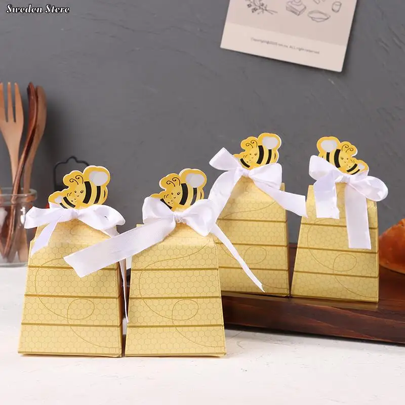 Es Gifts Box With White Ribbons Baby Shower Birthday Wedding Party Favor Decorations